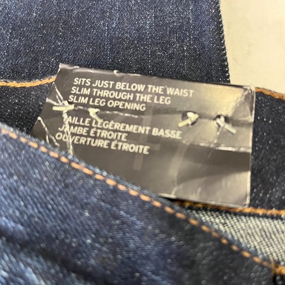 Gap Men's Jeans Dark Blue Slim Stretch Size 34 X 30 NWT - Picture 5 of 6